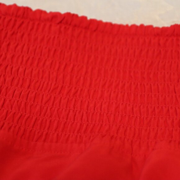 Live Well Lifestyle Red Skort Wide Elastic Waistband Stretchy Undershorts Medium - Picture 14 of 14